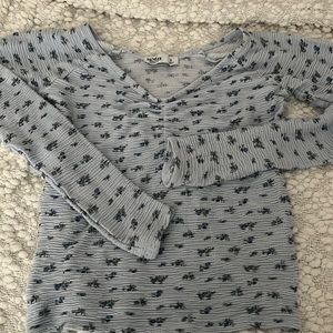 Blue hydrangea longsleeve